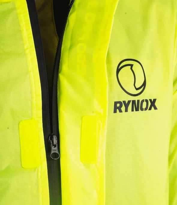 Rynox H2GO Pro 3 Rain Jacket Hi-Viz Green 